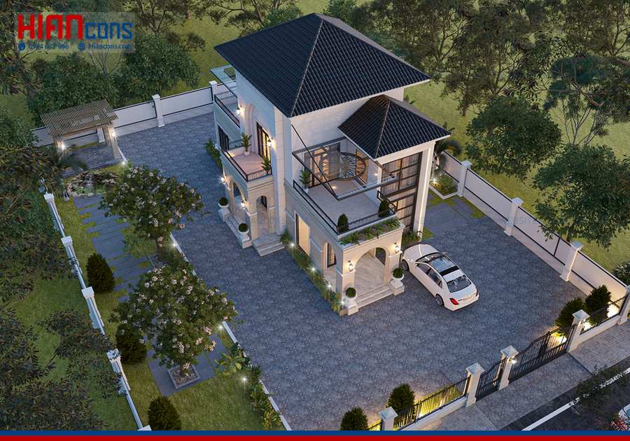 Báo Giá Biệt Thự Tân Cổ Điển 4 Tầng