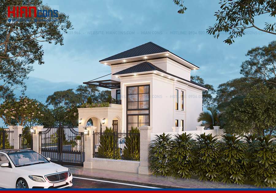 Báo Giá Biệt Thự Tân Cổ Điển 4 Tầng