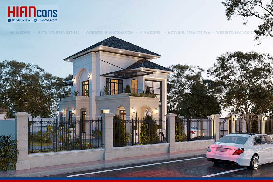 Báo Giá Biệt Thự Tân Cổ Điển 4 Tầng