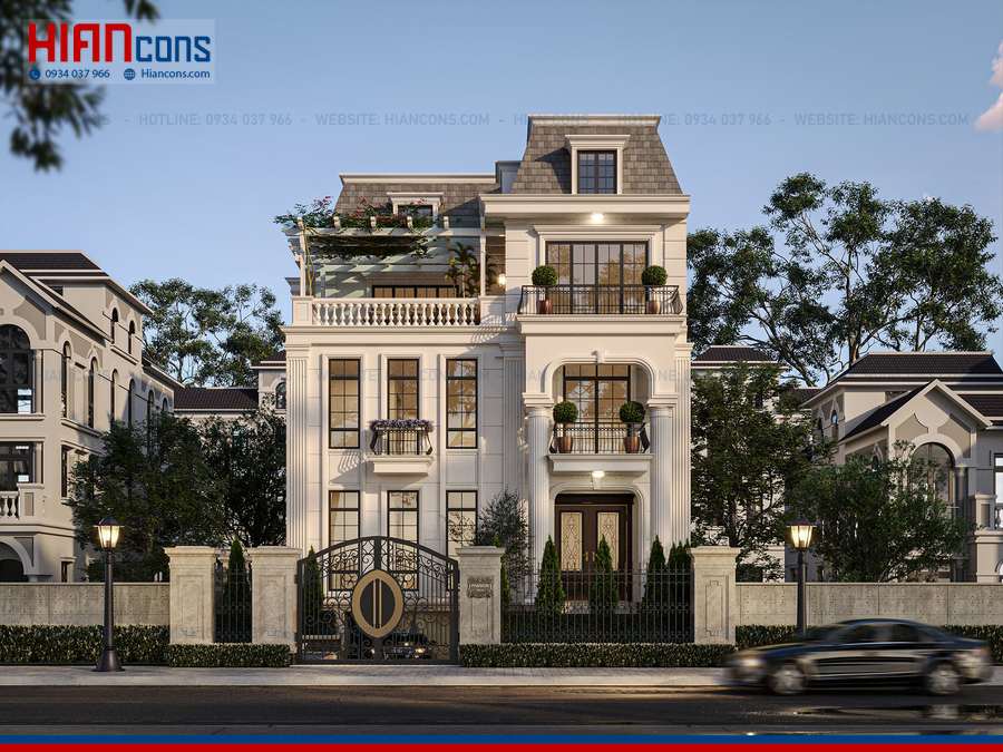 Biệt Thự Tân Cổ Điển Mái Thái
