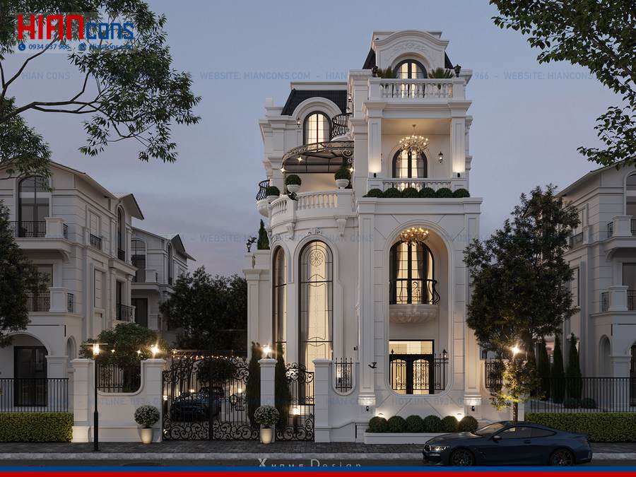 Biệt Thự Tân Cổ Điển Mái Mansard