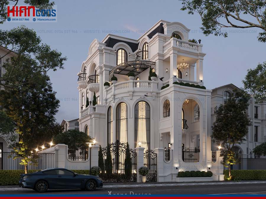 Biệt Thự Tân Cổ Điển Mái Mansard
