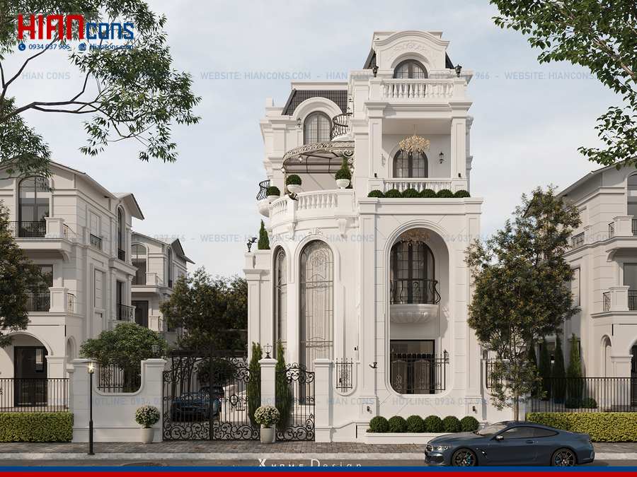 Biệt Thự Tân Cổ Điển Mái Mansard