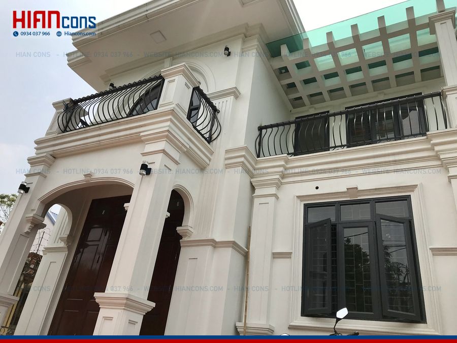 Biệt Thự Tân Cổ Điển Có Gara