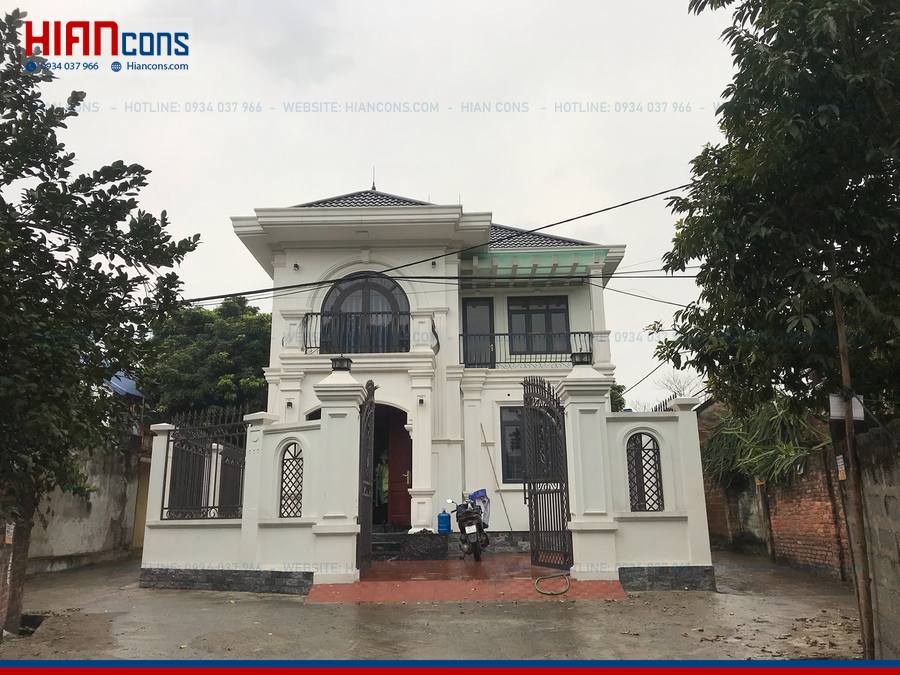Biệt Thự Tân Cổ Điển Có Gara