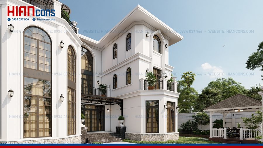 Biệt Thự Tân Cổ Điển Mặt Tiền Đẹp