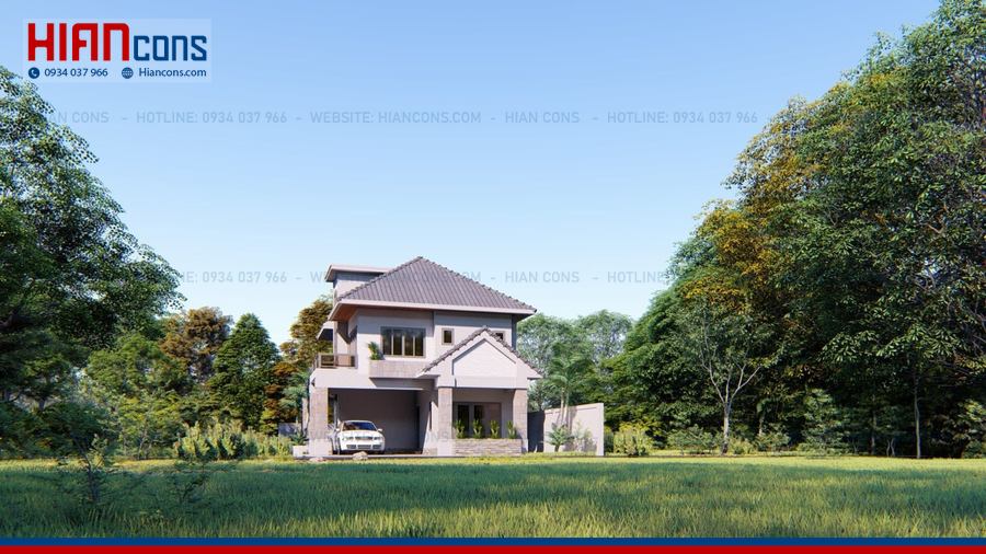 Mẫu Nhà Biệt Thự Tân Cổ Điển