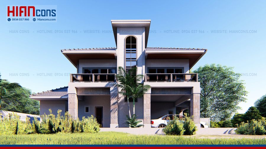 Mẫu Nhà Biệt Thự Tân Cổ Điển
