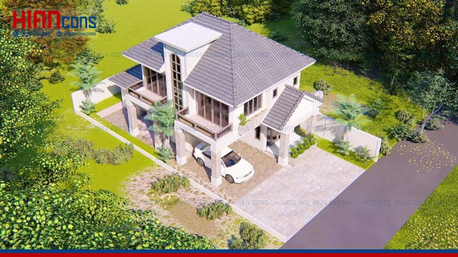Mẫu Nhà Biệt Thự Tân Cổ Điển