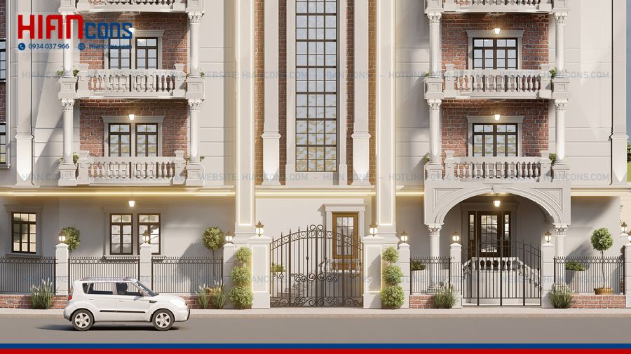 Thiết Kế Khách Sạn Cổ Điển 120m2