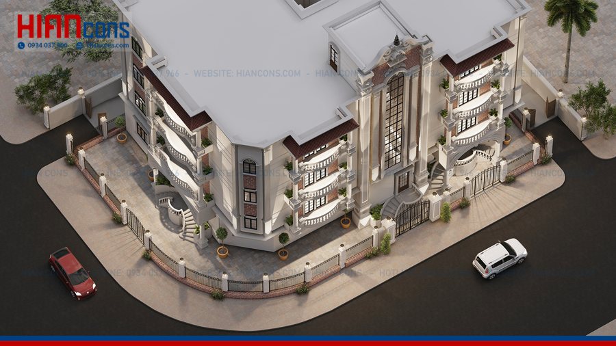Thiết Kế Khách Sạn Cổ Điển 120m2