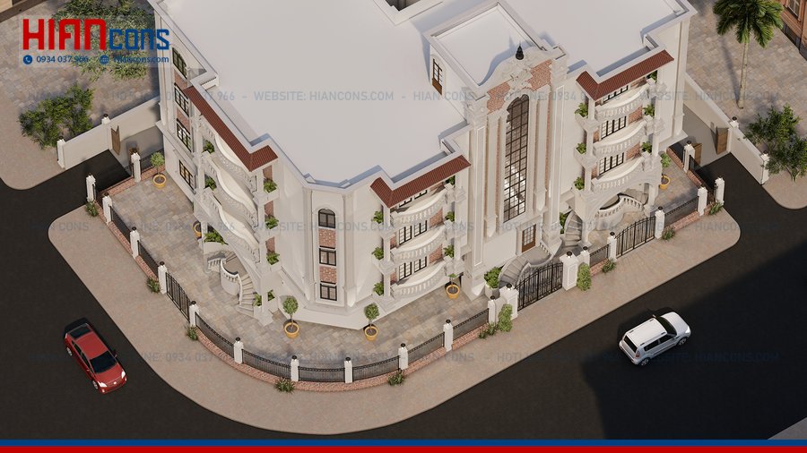 Thiết Kế Khách Sạn Cổ Điển 120m2