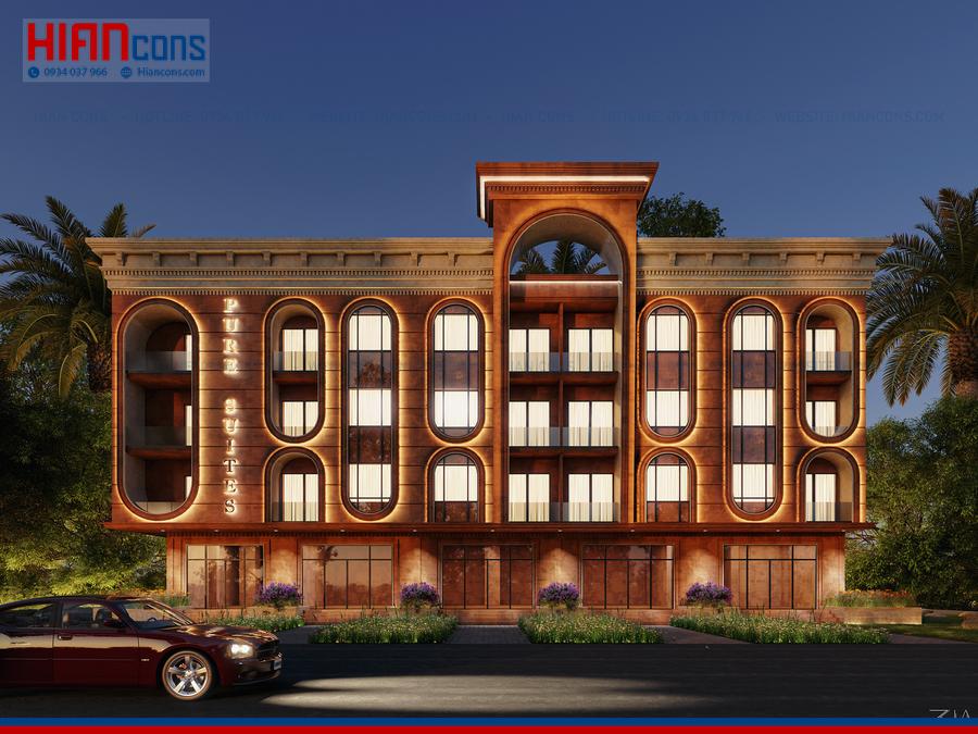 Khách Sạn Địa Trung Hải Đẹp 220m2