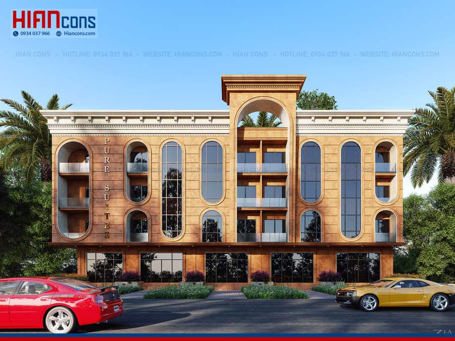 Khách Sạn Địa Trung Hải Đẹp 220m2