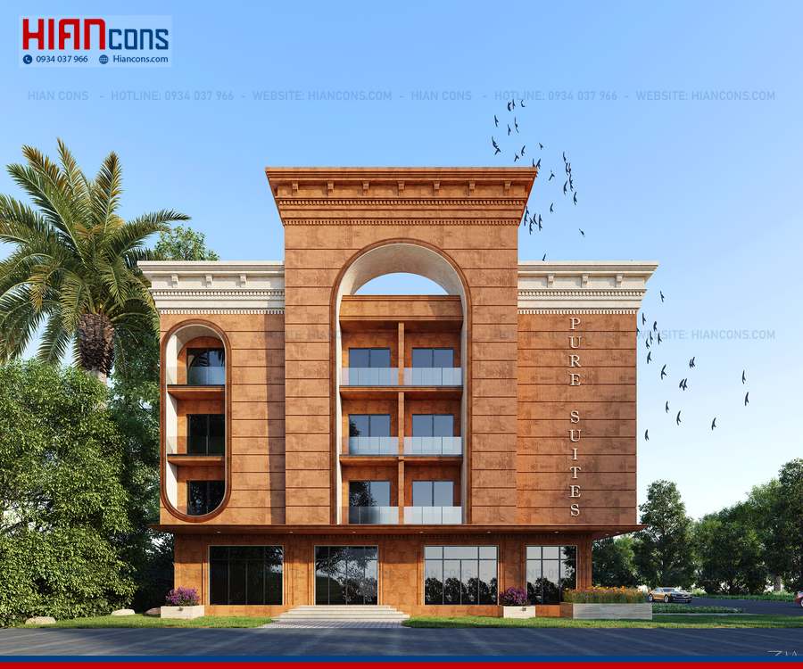 Khách Sạn Địa Trung Hải Đẹp 220m2