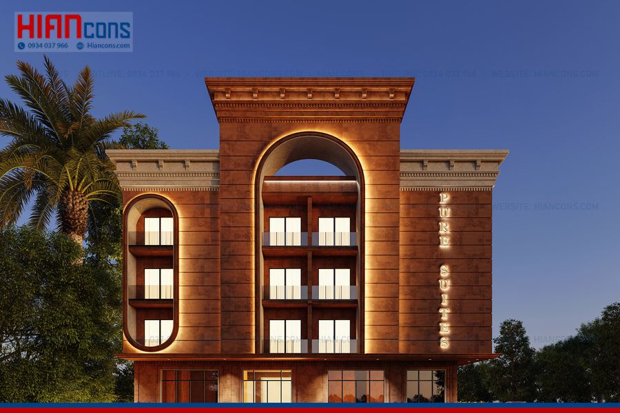 Khách Sạn Địa Trung Hải Đẹp 220m2