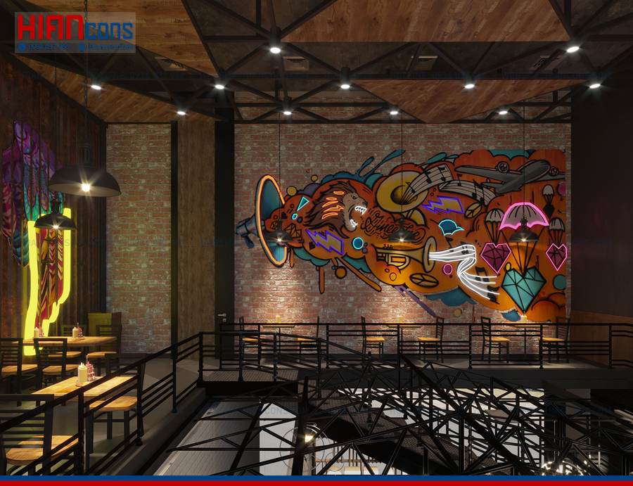 Báo Giá Nhà Hàng Cafe Khung Thép