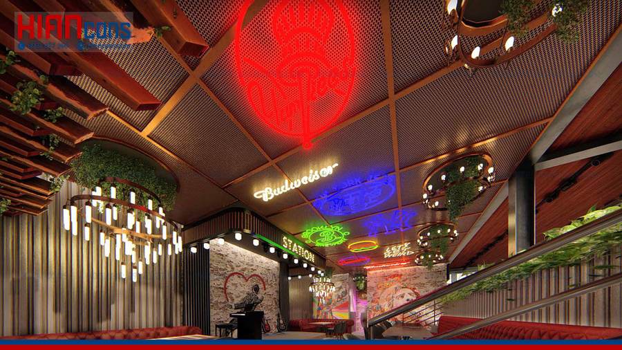 Xây Dựng Nhà Hàng Cafe Khung Thép