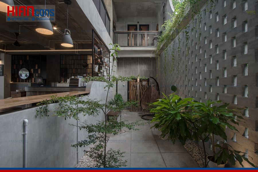 Thiết Kế Thi Công Nhà Hàng Cafe Khung Thép