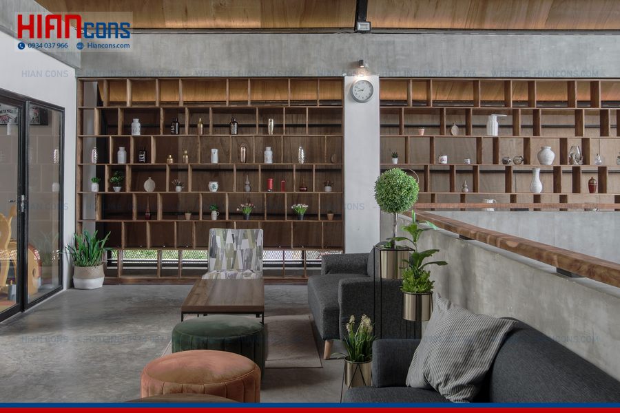 Thiết Kế Thi Công Nhà Hàng Cafe Khung Thép