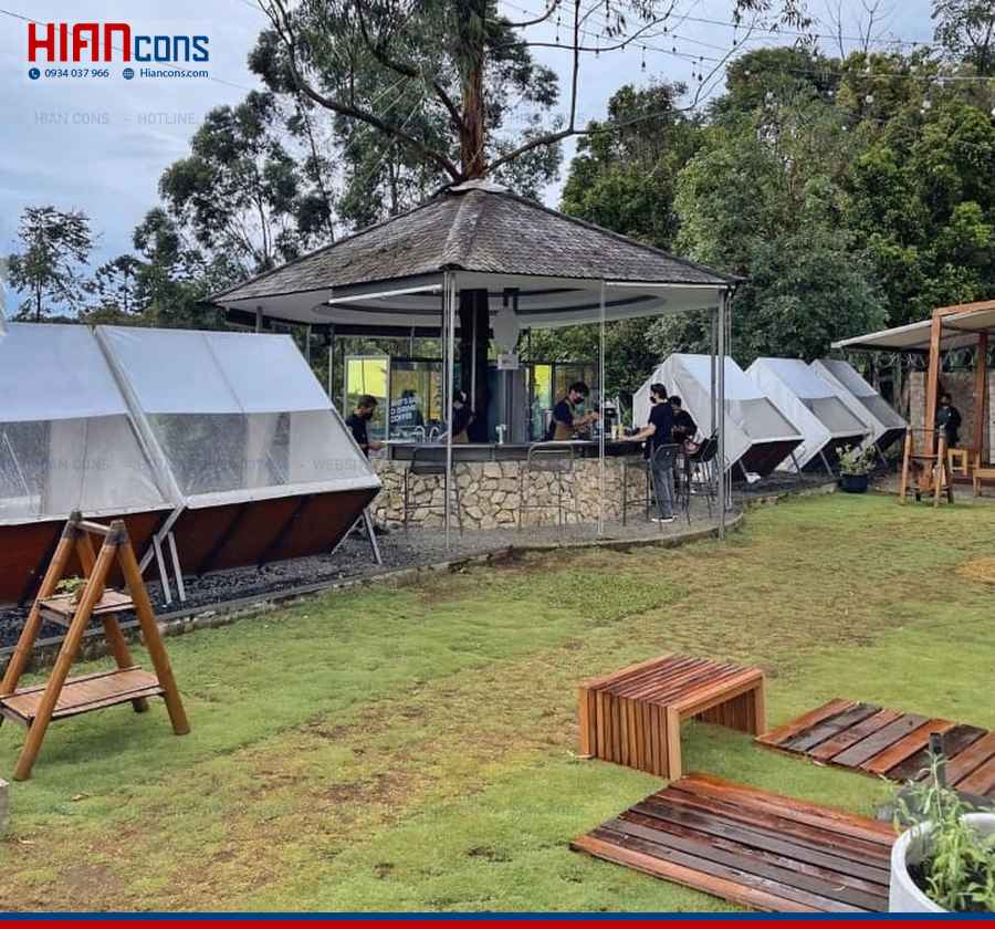 Thiết Kế Nhà Hàng Cafe Sân Vườn