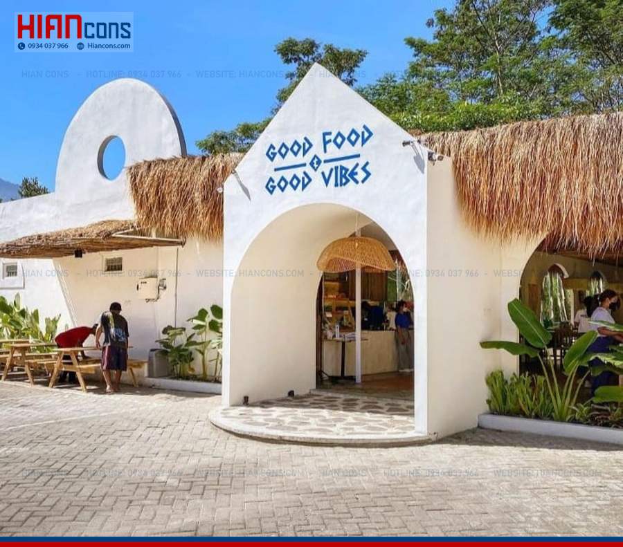 Mẫu Nhà Hàng Cafe Sân Vườn Đẹp