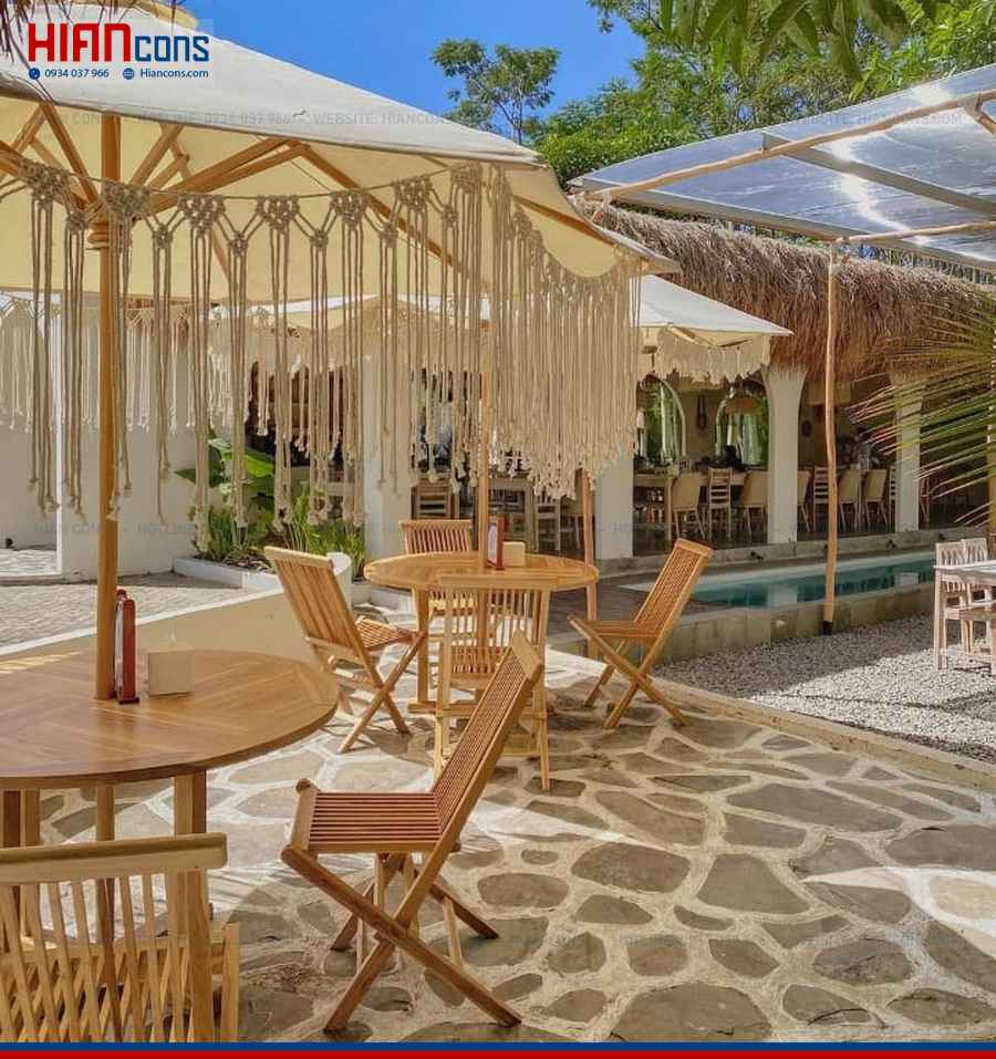 Mẫu Nhà Hàng Cafe Sân Vườn Đẹp
