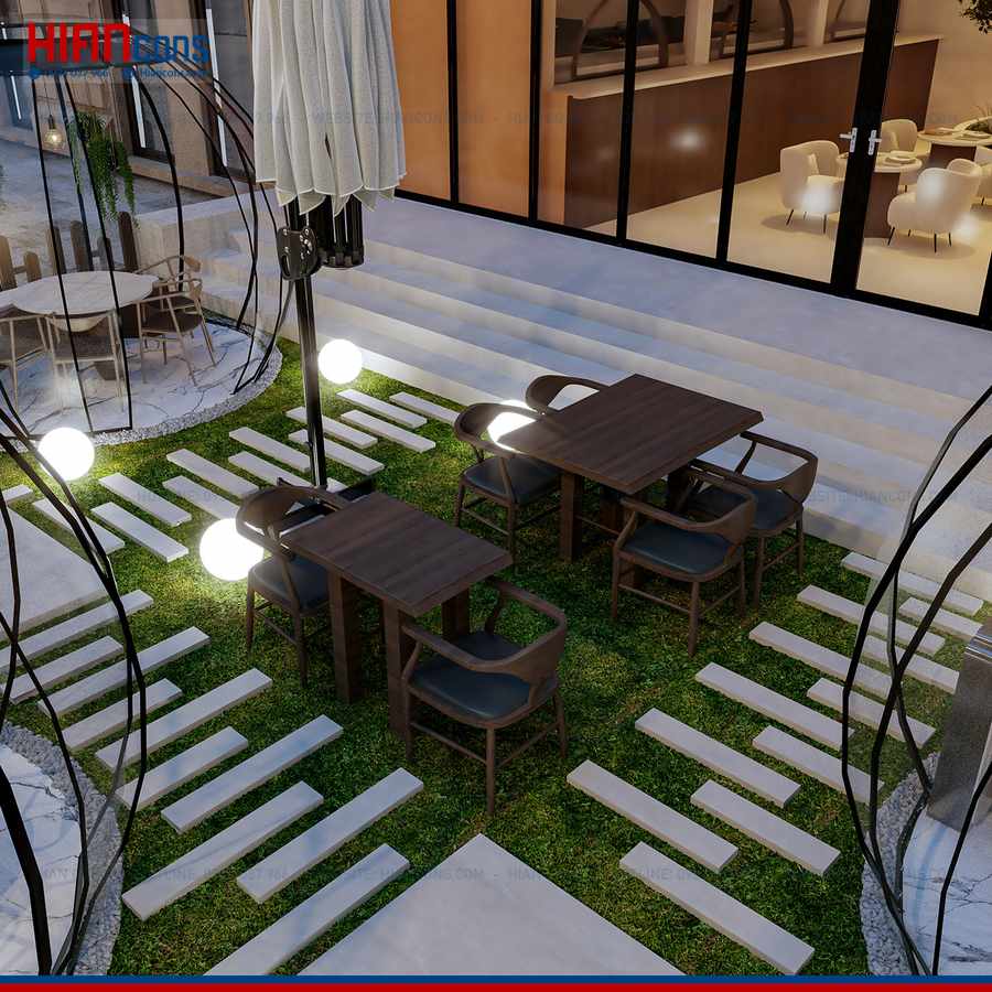 Chi Phí Làm Nhà Hàng Cafe Sân Vườn