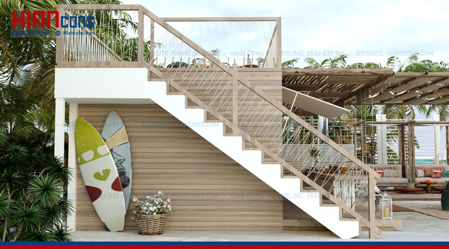 Nhà Hàng Cafe Sân Vườn Hiện Đại