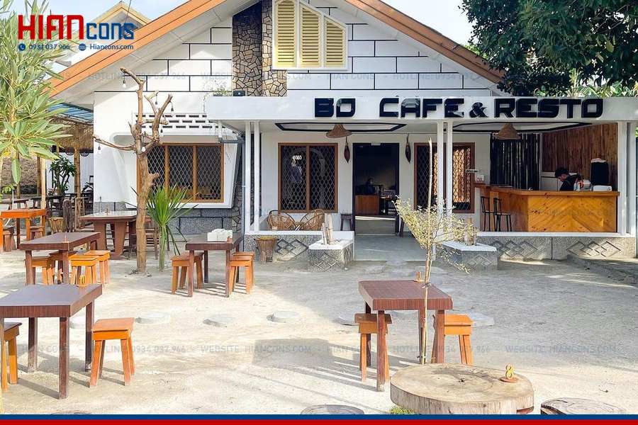 Nhà Hàng Cafe Sân Vườn Đẹp