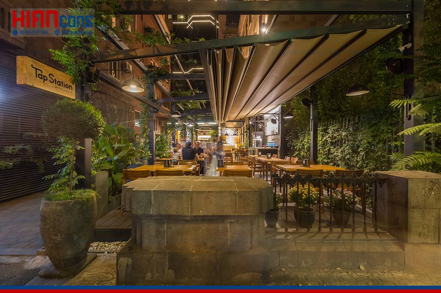 Thiết Kế Thi Công Nhà Hàng Cafe Sân Vườn