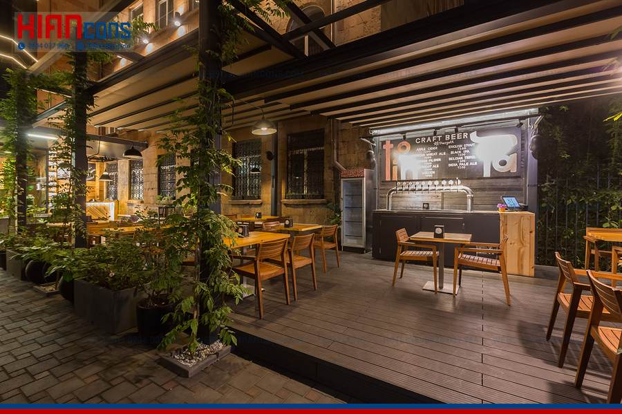 Thiết Kế Thi Công Nhà Hàng Cafe Sân Vườn