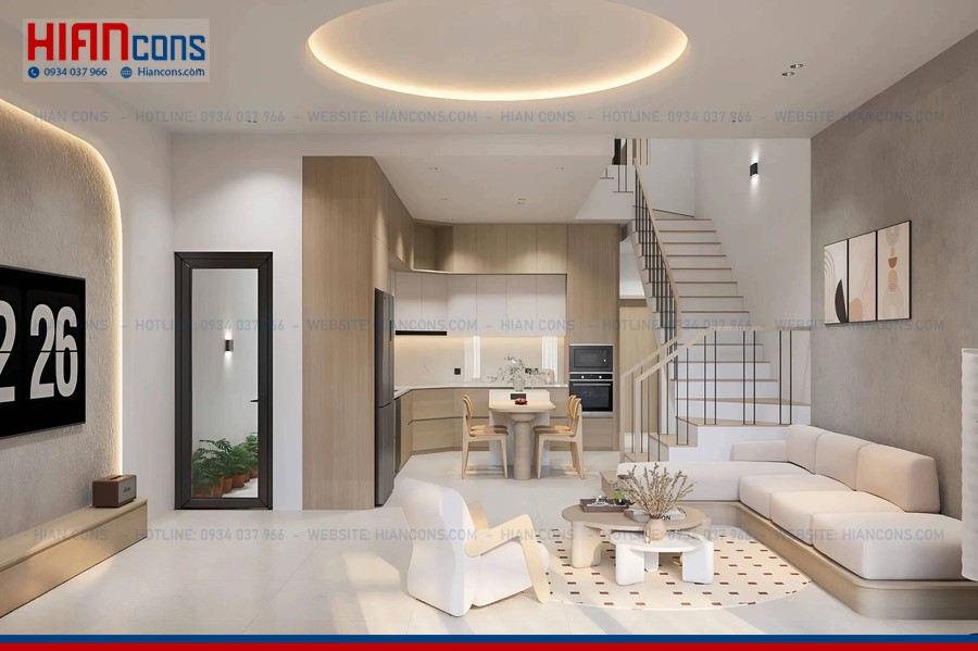 Thiết Kế Nhà Phố Hiện Đại