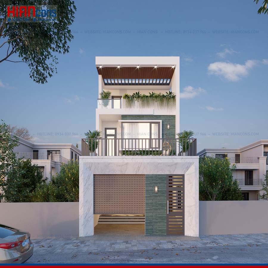 Mẫu Nhà Phố Hiện Đại Đẹp