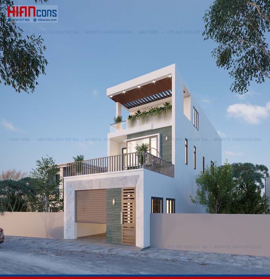 Mẫu Nhà Phố Hiện Đại Đẹp