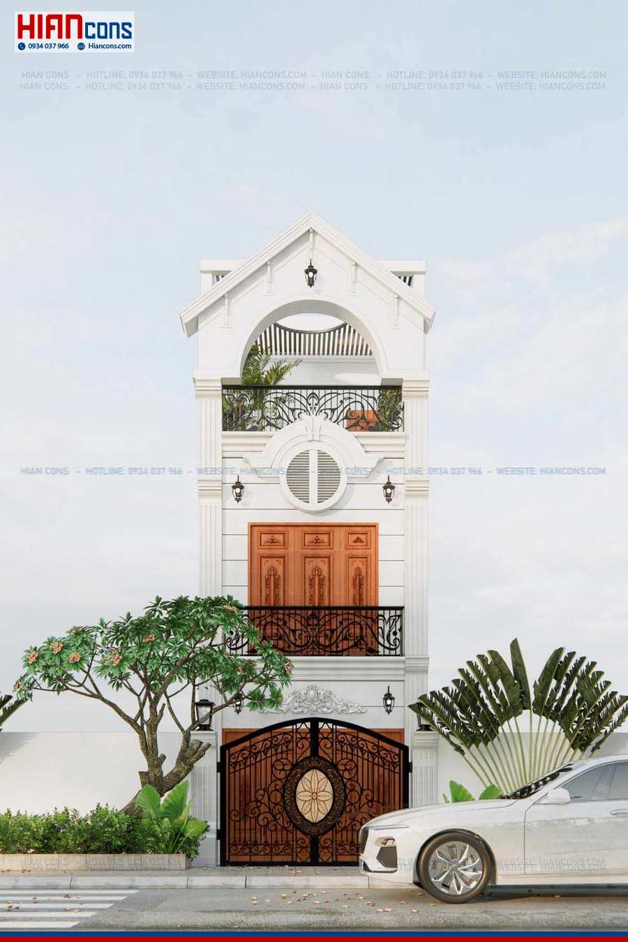 Thiết Kế Nhà Phố Cổ Điển