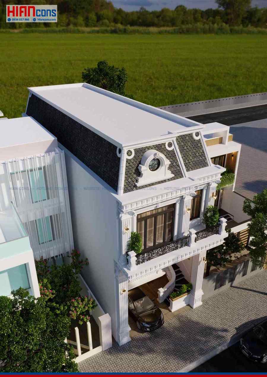 Thiết Kế Thi Công Nhà Phố Cổ Điển