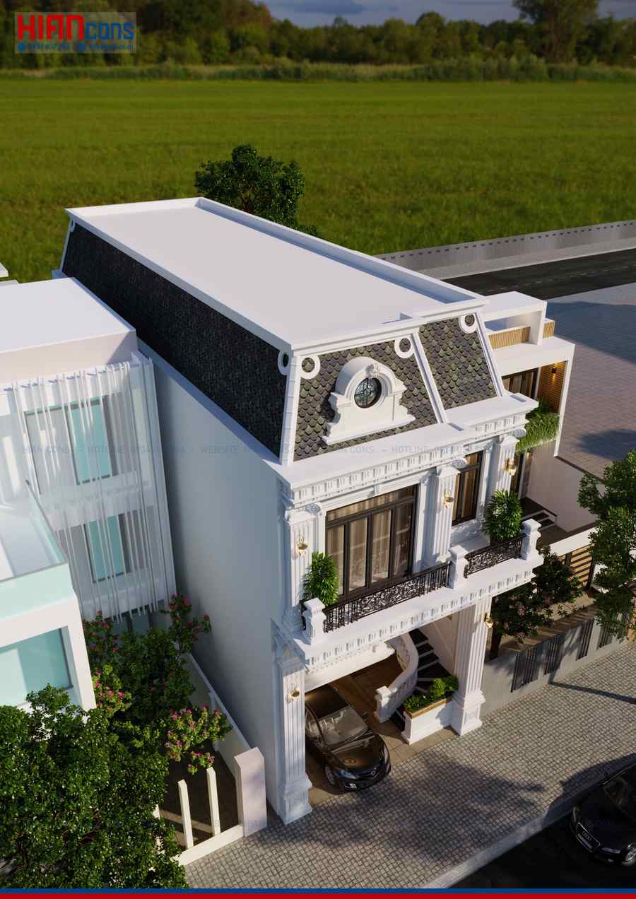 Thiết Kế Thi Công Nhà Phố Cổ Điển