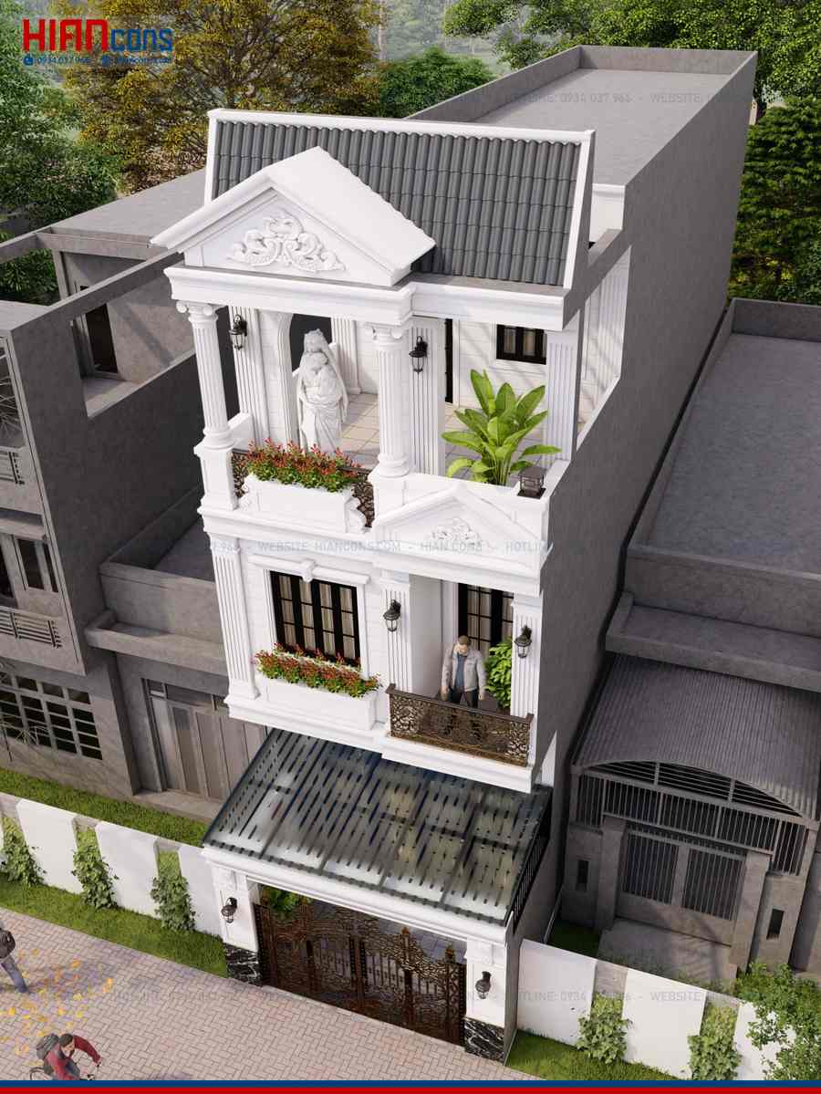 Chi Phí Xây Nhà Phố Cổ Điển