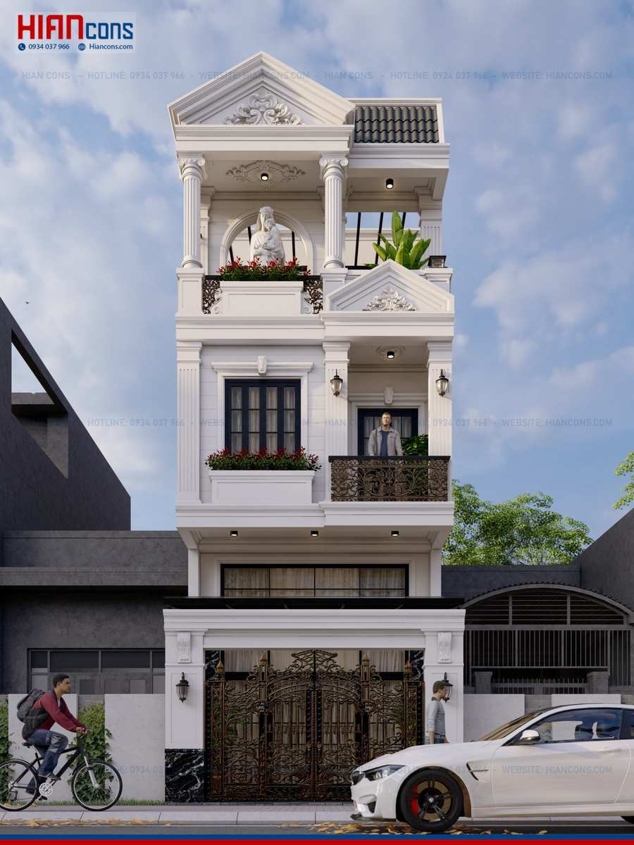 Chi Phí Xây Nhà Phố Cổ Điển