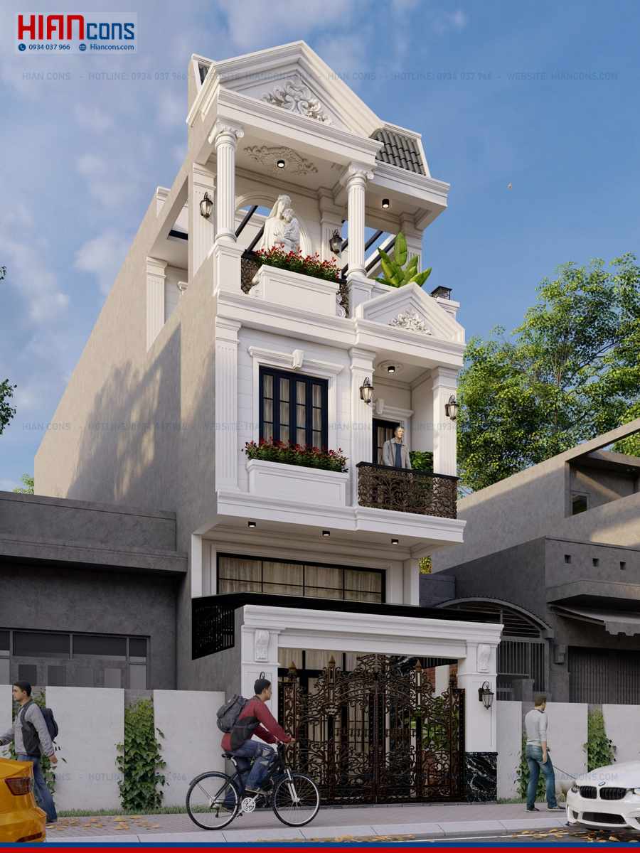 Chi Phí Xây Nhà Phố Cổ Điển