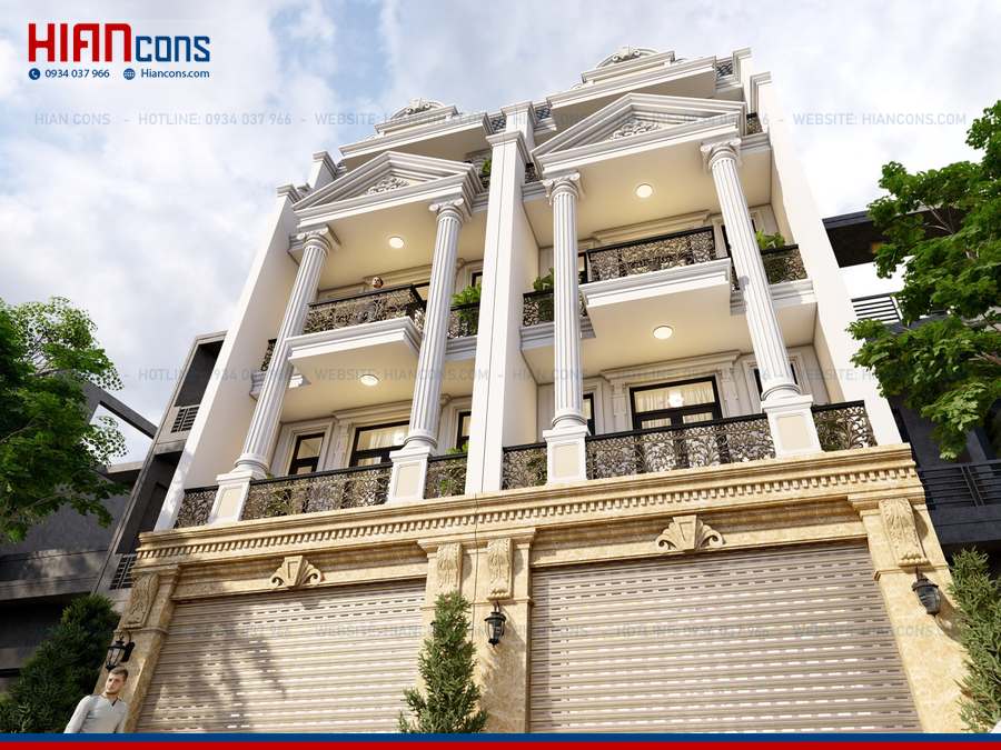 Giá Thiết Kế Nhà Phố Cổ Điển