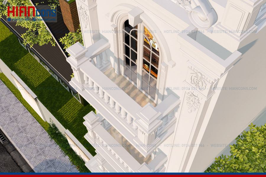 Nhà Phố Cổ Điển Kiểu Pháp