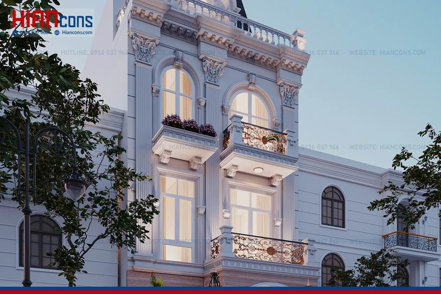 Báo Giá Nhà Phố Cổ Điển Sang Trọng