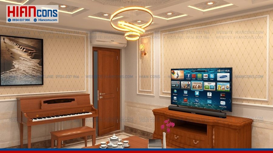 Nhà Phố Cổ Điển 2 Tầng