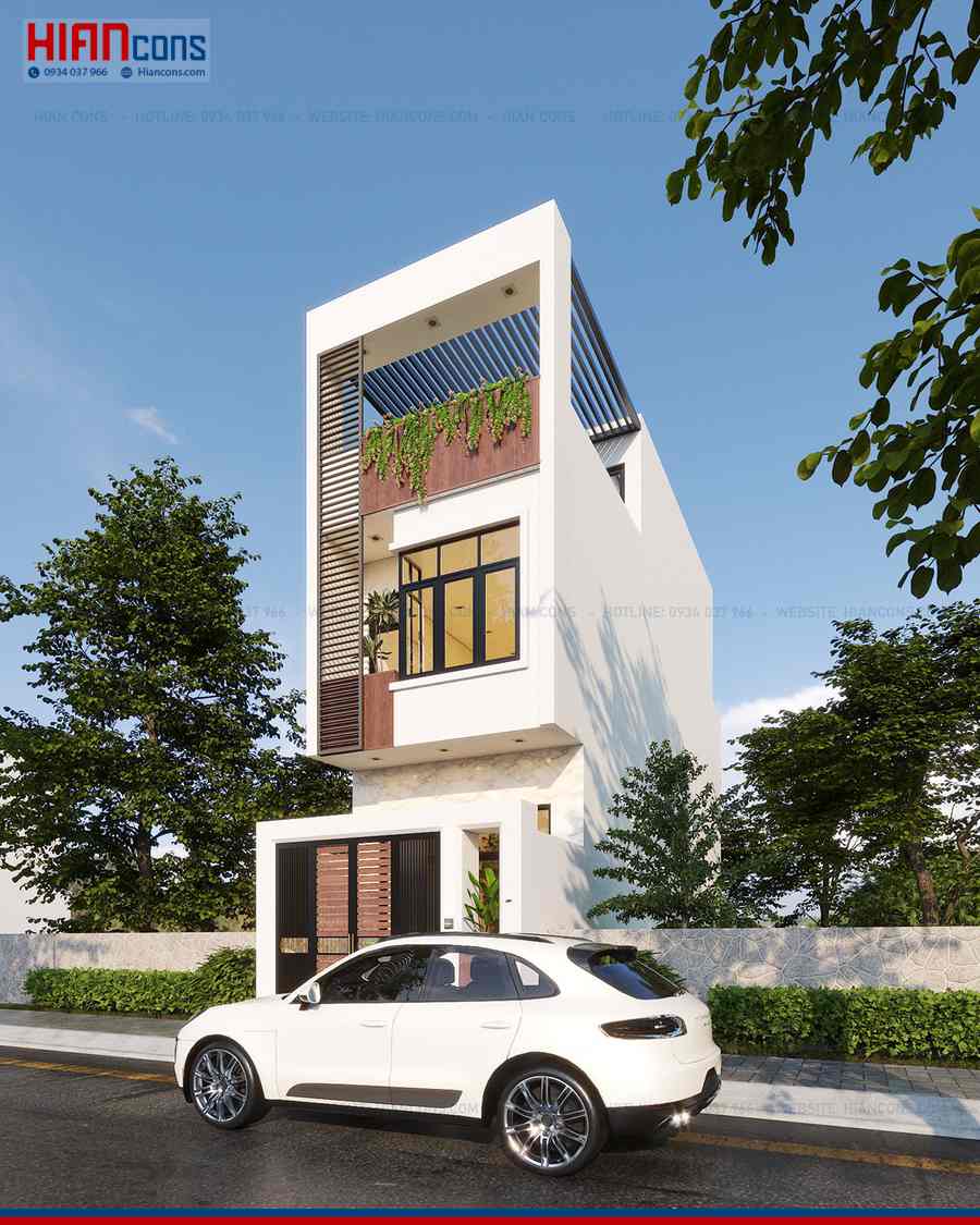 Thiết Kế Nhà Phố Hiện Đại Cao Cấp