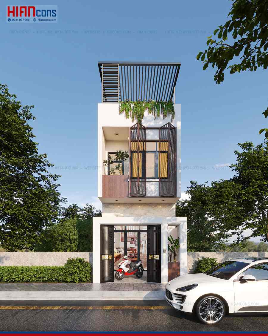 Thiết Kế Nhà Phố Hiện Đại Cao Cấp