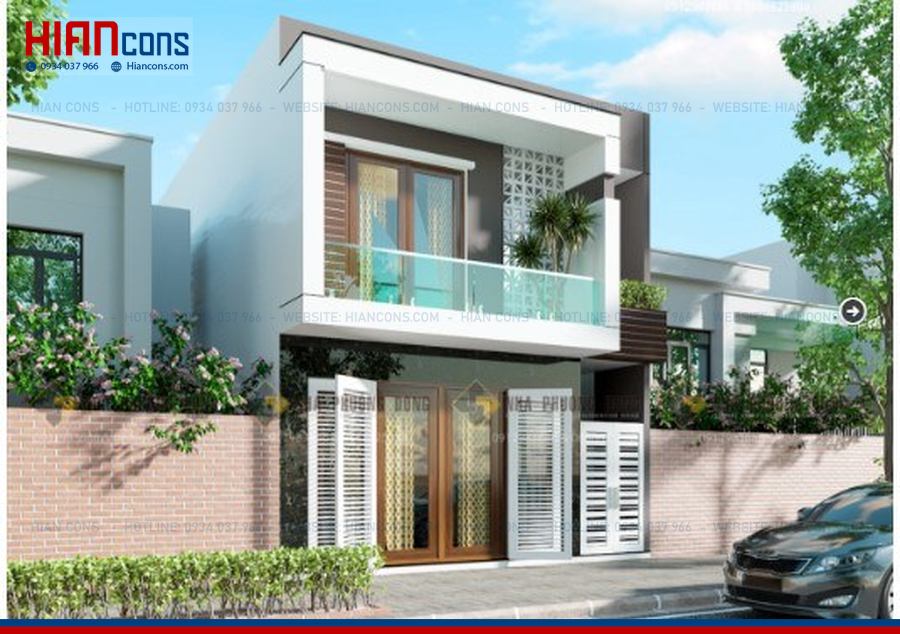 Thiết Kế Nhà Phố Hiện Đại Đẳng Cấp