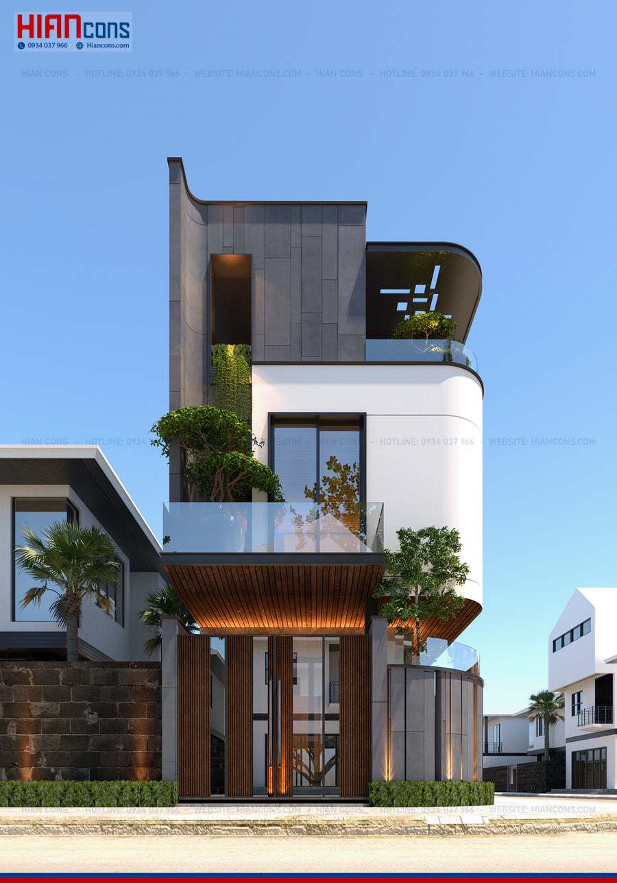 Thiết Kế Nhà Phố Hiện Đại Tiện Nghi