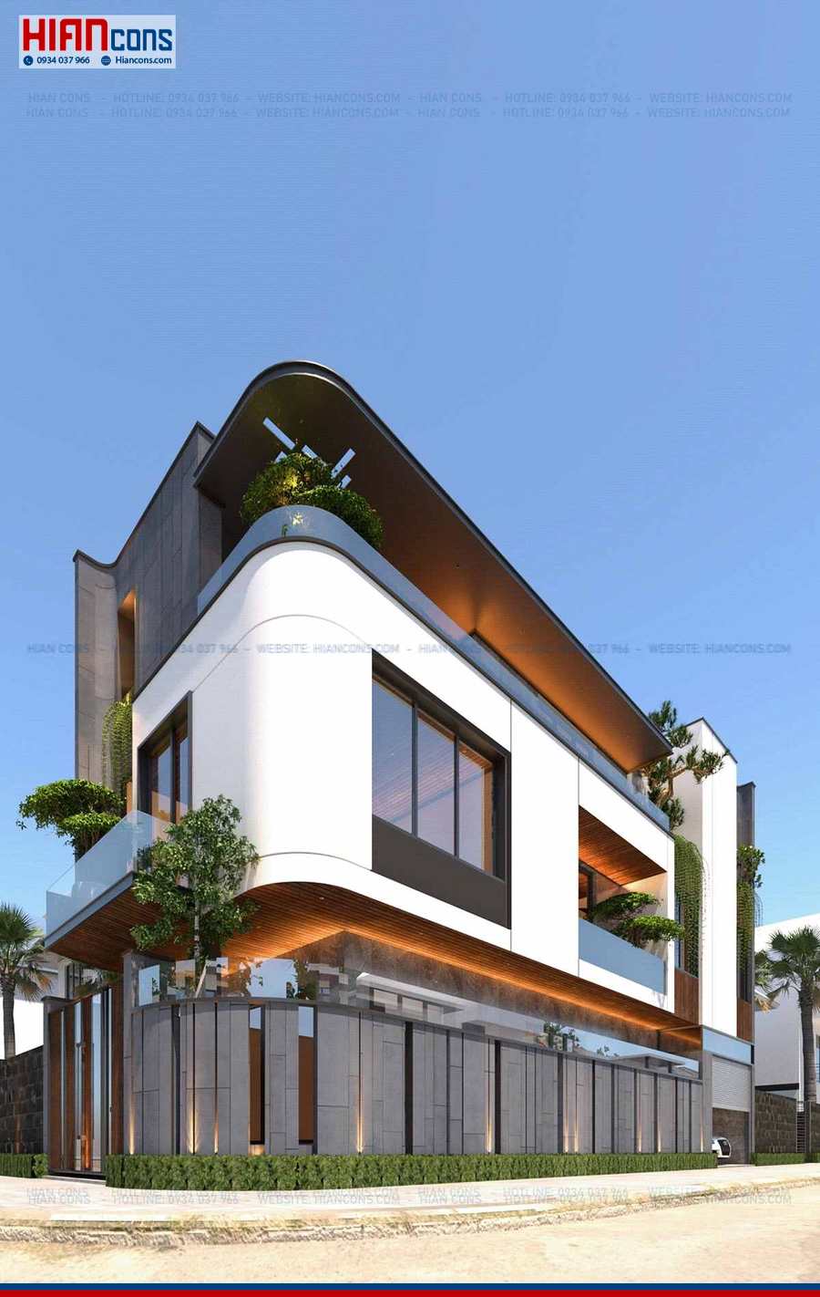 Thiết Kế Nhà Phố Hiện Đại Tiện Nghi